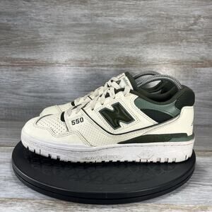 New Balance Women’s 550 BBW5500l White Green Athletic Sneakers Size 8